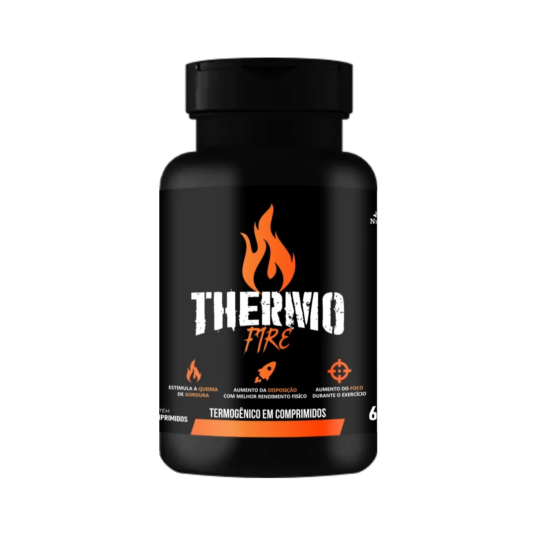 CAFEÍNA + Gengibre + Pimenta + Laranja (THERMO FIRE) 650mg 60 Comprimidos