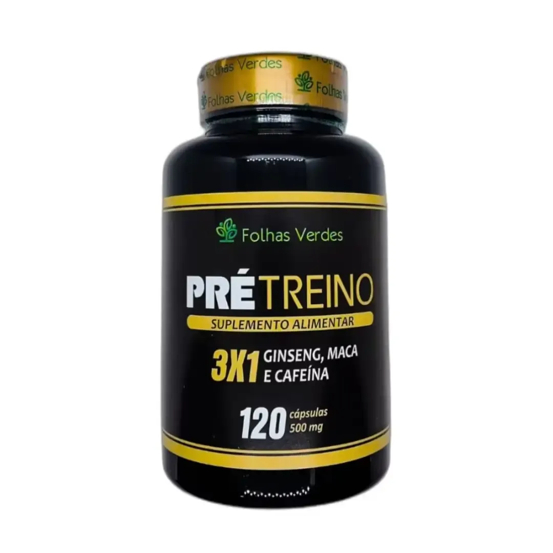 Pré-Treino 3x1 (Ginseng + Maca + Cafeína)